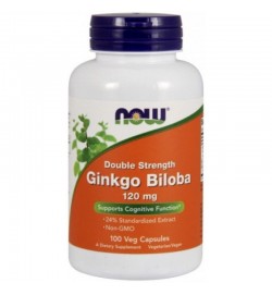 Ginkgo Biloba 120 mg 100 vcaps NOW